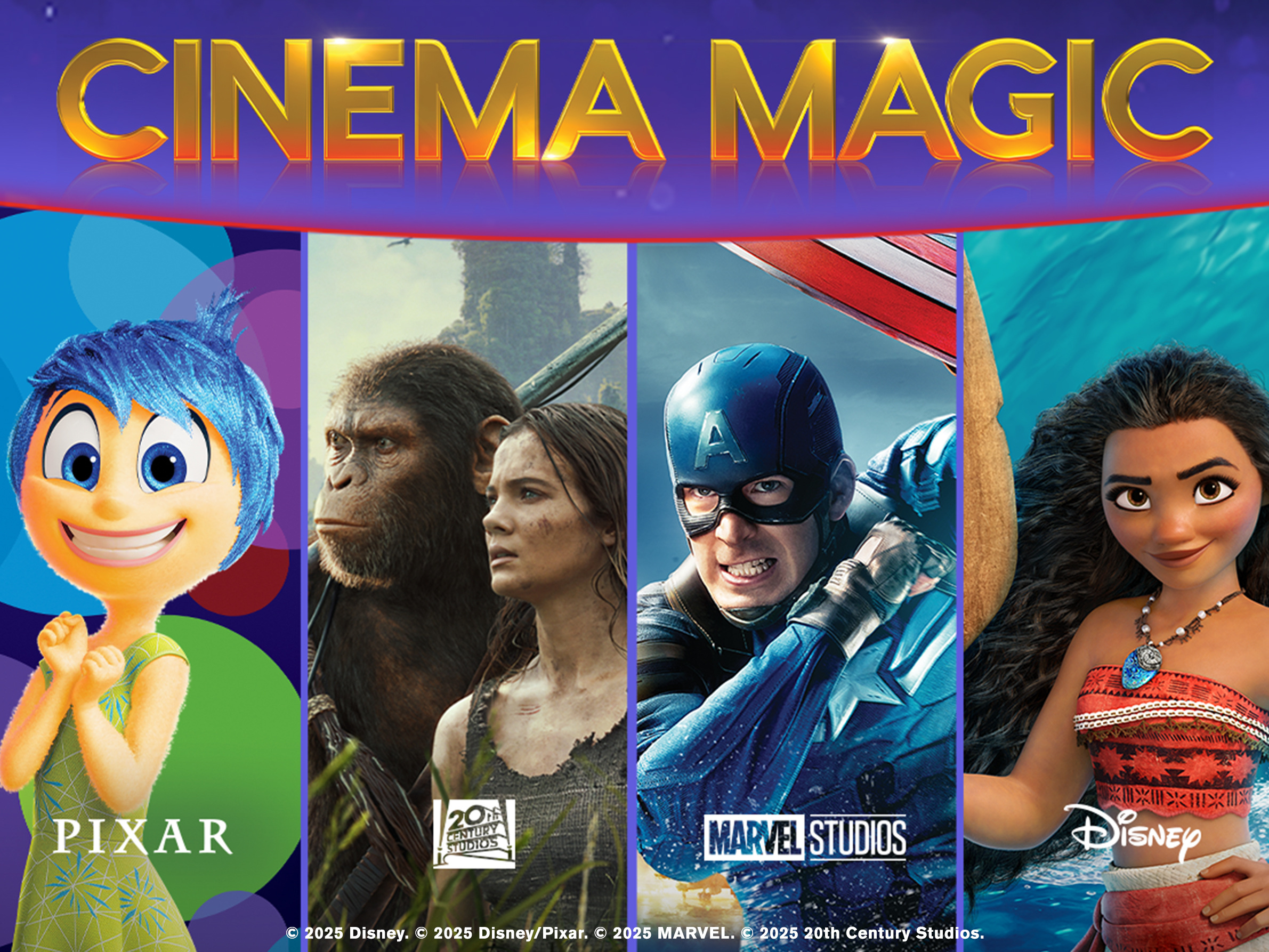 Disney Cinema Magic Promotion on 4K, Blu-ray & DVD