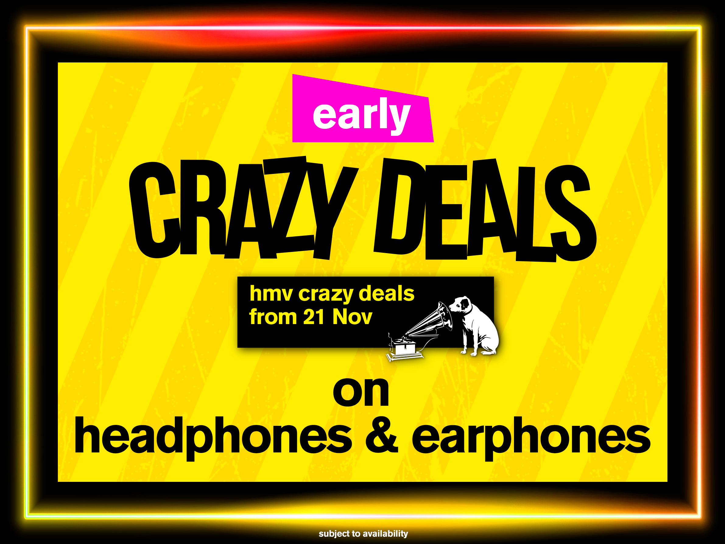 Early Black Friday Crazy Deals on Headphones & Earphones