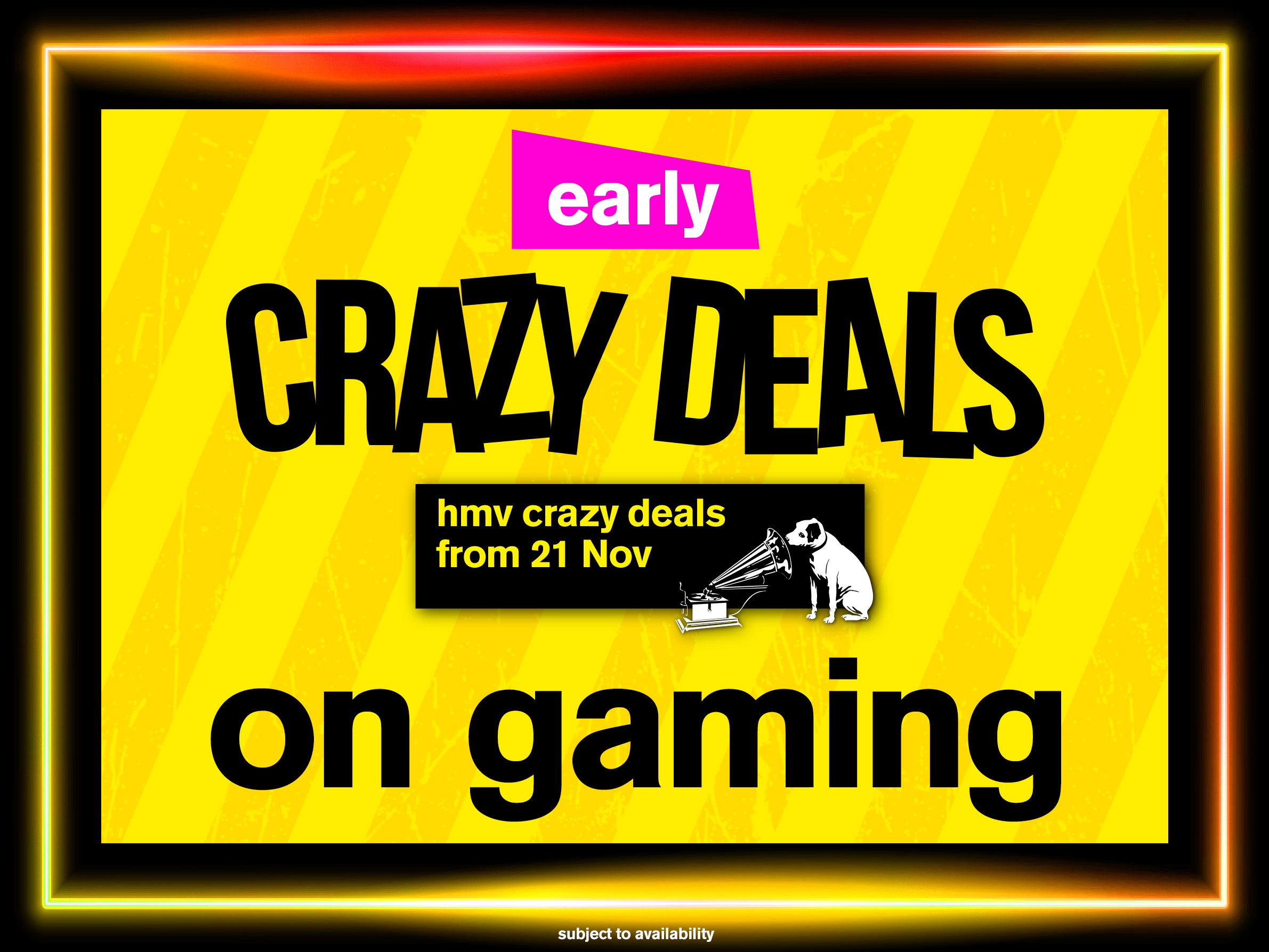 Early Black Friday Crazy Deals on Gaming