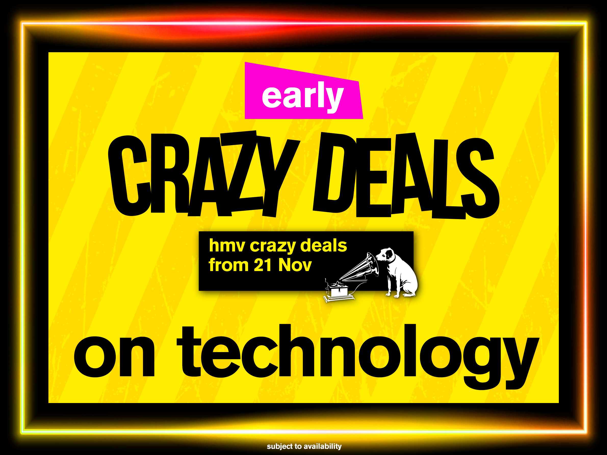 Early Black Friday Crazy Deals on Technology