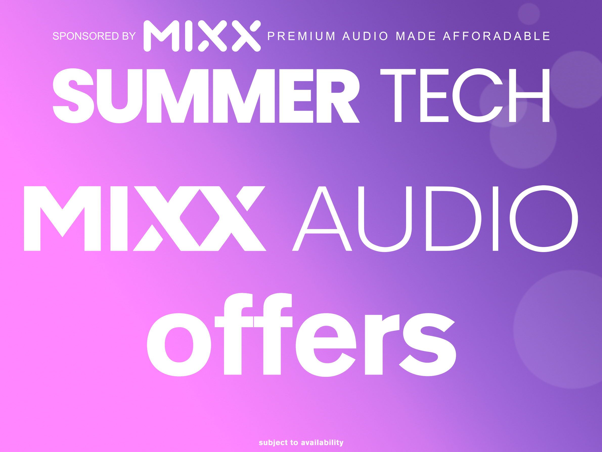 Summer Tech - Mixx