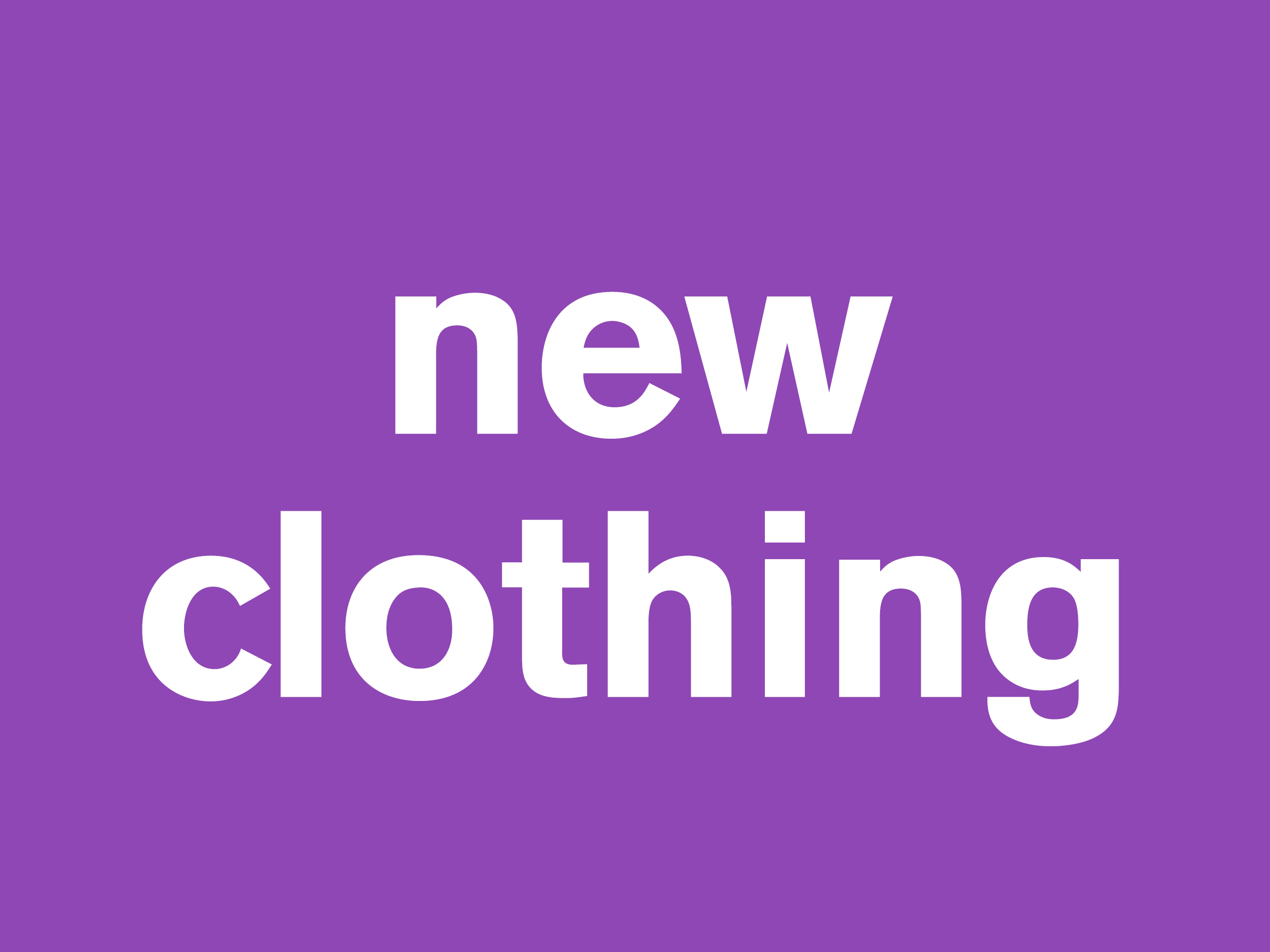 New Clothing